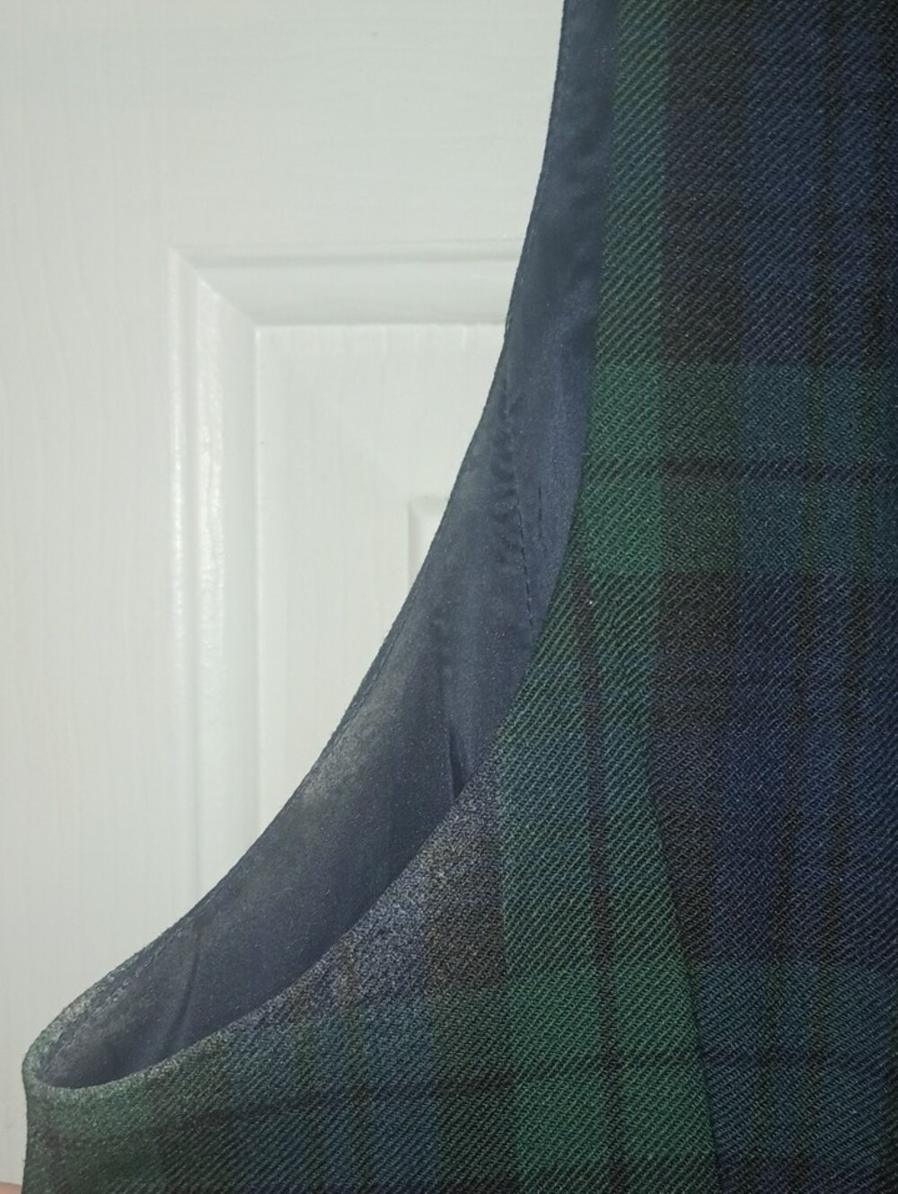 J. Crew Belted sheath dress in Black Watch tartan - Picture 9 of 12
